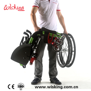 Silla <span class=keywords><strong>de</strong></span> <span class=keywords><strong>Ruedas</strong></span> Activa Ligera Plegable <span class=keywords><strong>de</strong></span> Fibra <span class=keywords><strong>de</strong></span> Carbono Wisking8801 con Certificación CE ISO <span class=keywords><strong>para</strong></span> Personas con Discapacidad - Product Image 5
