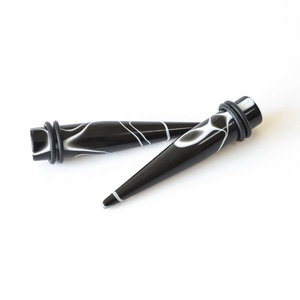 36Pcs Đá Cẩm Thạch Tai Đo Taper <span class=keywords><strong>Tunnel</strong></span> Cắm Expander Duỗi Piercing Kit Bộ - Product Image 5