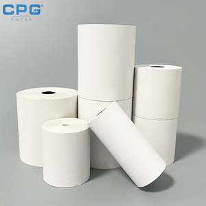 Papier thermique pour reçus 57x30 57x40mm 50gsm, personnalisé en usine, sans BPA, rouleau de facturation thermique pour appareils portables - Product Image 1