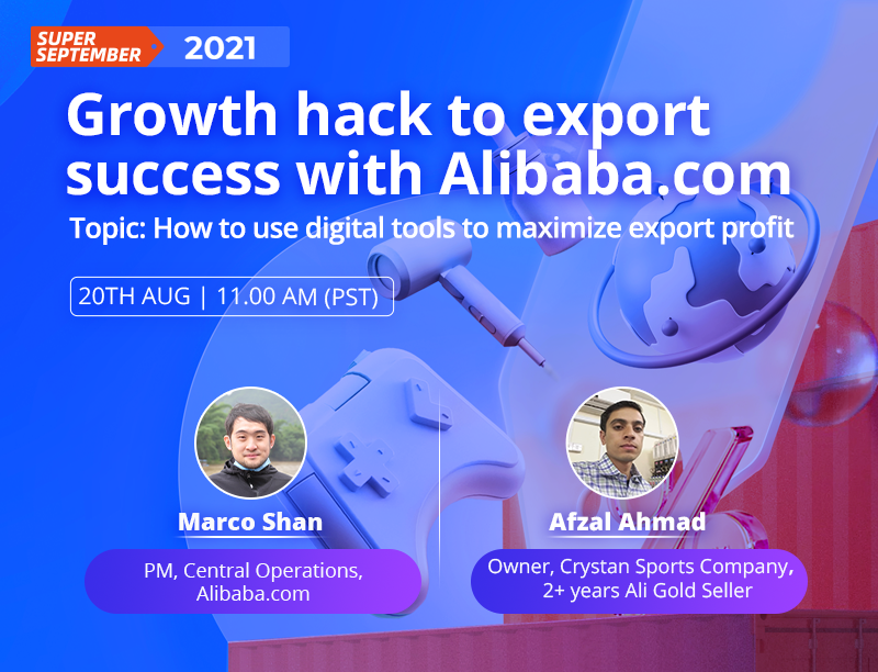 Growth Hack to export success with Alibaba.com