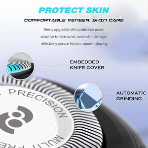 High Quality Electric Shaver Replacement Foil Cutter <b>Head</b> Kit for Personal Grooming <b>Razor</b> Spare Parts Universal Compatible - Product Image 2