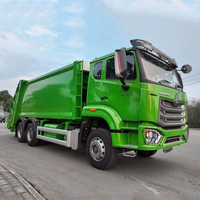 Camion Compacteur de Déchets Diesel HOWO NX 6X4 20m³ Neuf à Bras Rotatif pour Conteneurs à Ordures, Fourniture Directe Usine