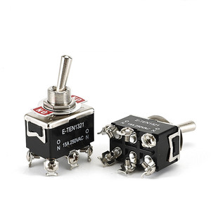 E-TEN1322 15A 250vdc Rocker chuyển đổi chuyển 6 pin 3 lớp chuyển đổi đôi ném chuyển đổi chuyển đổi - Product Image 6