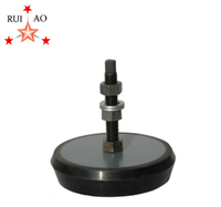 Pieds de nivellement anti-vibration réglables avec amortissement en caoutchouc S78 1500 kg, patins de nivellement pour tour, support de nivellement anti-vibration