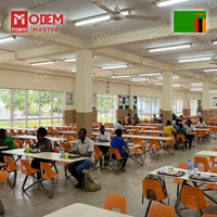 MINYI BOW Zambia : Fabricant de mobilier sur mesure pour cafétérias, ensembles de bureaux pour étudiants, bureaux et chaises pour collèges, et bancs de restaurant
