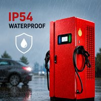 Nouvelle borne de recharge rapide DC pour véhicules électriques en extérieur 180 kW CCS2 GB/T Double connecteur OCPP 1.6/2.0.1 pour réseaux publics