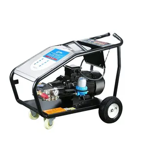 Electric 15kw portable high pressure car washer 400bar5800 psi high pressure car washer high pressure power washer