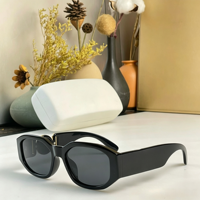 Lunettes de soleil tendance unisexes carrées dégradées colorées UV400
