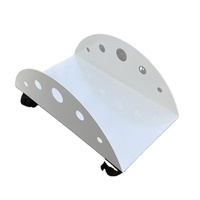 Mobile Iron Computer Case Stand Wheels Durable Adjustable Desktop PC Tower Tray Holder Rolling PC Base Rack for Home Bedroom