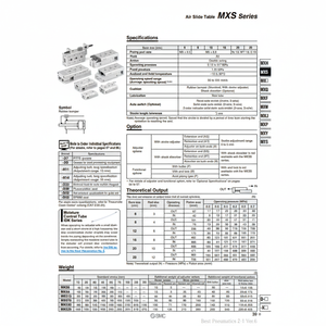 Pièces pneumatiques de MXS16-75AS de table de glissière d'air pneumatique de SMC - Product Image 1