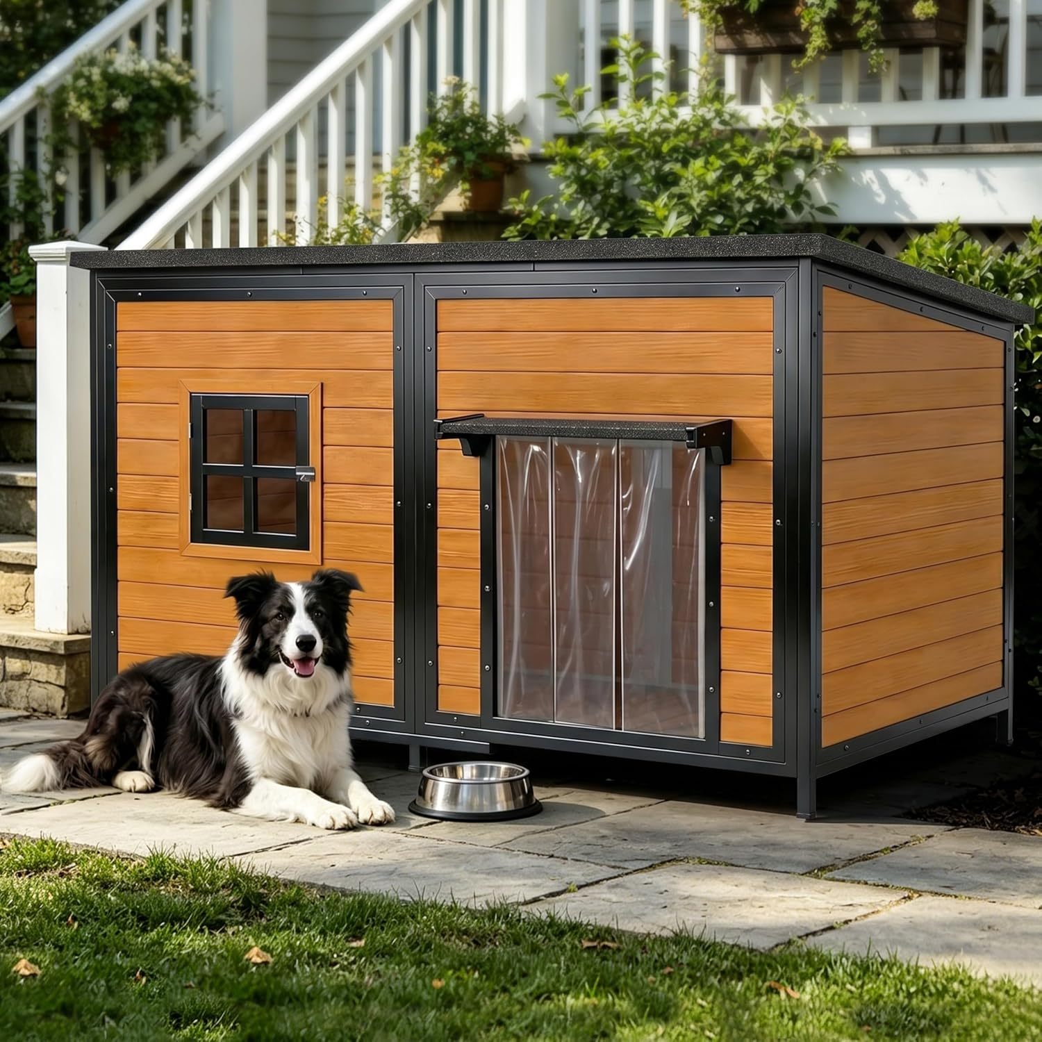 59 dog house brown
