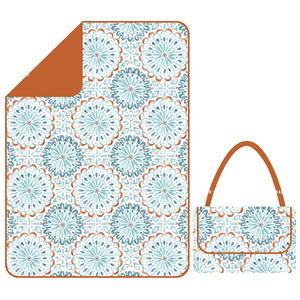 3겹 옥스포드 초대형 피크닉 매트 야외 담요 방수 휴대용 캠핑 담요 가족용 피크닉 러그 - Product Image 2