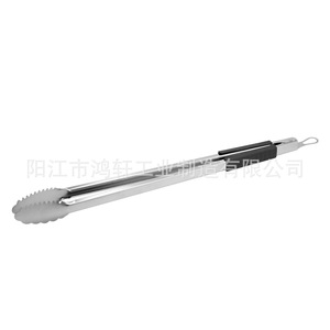 HONGXUAN 16-Inch Stainless Steel BBQ <b>Tongs</b> Anti-slip Heat Resistant <b>Kitchen</b> Food <b>Tongs</b> For Indoor Outdoor Use - Product Image 3