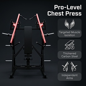 Appareil de musculation professionnel Iso-Lateral à charge libre pour pectoraux et dos, double fonction : Presse pectorale et Rameuse dorsale, équipement de musculation pour le haut du corps - Product Image 2