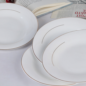 Plaques de chargeur de 10 "opale blanche, nouveau Design avec garniture à motifs en or, pour <span class=keywords><strong>lunettes</strong></span>, - Product Image 3
