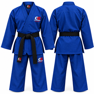 Uniforme Profesional de Judo, Traje de Judo de Lona de Algodón Pesado, Costuras Reforzadas, Ropa para Entrenamiento y Competencia para Adultos y Niños - Product Image 1