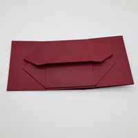 Boîte-cadeau de luxe personnalisée dans emballage plat boîtes en carton pliantes en papier synthétique rigide de conception mate stratification