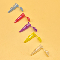 Tubes de microcentrifugation IKEME 0,5 ml 1,5 ml, tubes de laboratoire transparents à fond conique imprimés pour tests chimiques