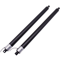 IP65 12V aktuator linier Tubular listrik 16 inci Stroke 22 Lbs Force penggunaan pertanian luar ruangan Motor DC permanen 16 inci