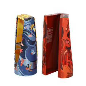 Multipurpose Luxury Food <b>Floral</b> <b>Box</b> Book Shaped Magnetic Double Door Four-Color Printed Silver Foil Rigid Cardboard Eco-friendly - Product Image 2