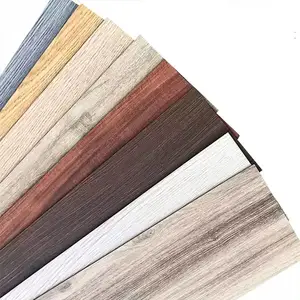 Planche de sol en vinyle auto-adhésif en bois texturé, carreaux en pvc lvt lvp