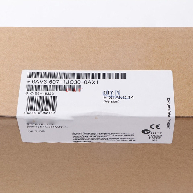 Plc 6av3607-1jc30-wbr0ax1 1pcs New Operator Wholesale