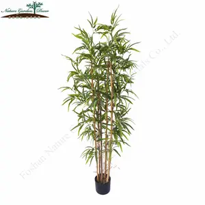 Planta verde Artificial de árbol de bambú, Material plástico a precio de fábrica