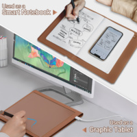 Huion Note X10 Cahier intelligent écologique pour dessin numérique écriture manuscrite Fusion Cahier intelligent réutilisable et ensemble de stylos Portable