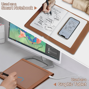 Cuaderno Inteligente Ecológico Huion Note X10 para Dibujo Digital y Escritura a Mano, Cuaderno Reutilizable Inteligente Fusion y Juego de Bolígrafos Portátiles - Product Image 2