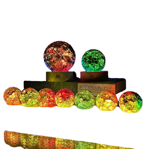 Cuentas <span class=keywords><strong>de</strong></span> Cristal Grabadas y Pulimentadas <span class=keywords><strong>de</strong></span> Forma Libre, Creativas y Elegantes, Luz Nocturna Brillante, Decoración <span class=keywords><strong>de</strong></span> Escritorio para el Hogar, Diseño Moderno - Product Image 2