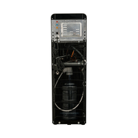 Elégant distributeur d'eau intelligent à lumière LED purificateur d'eau électrique en acier inoxydable avec capteur de charge au fond type chaud et froid-pour les hôtels