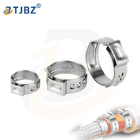 Collier de serrage monobloc en acier inoxydable pour tuyau hydraulique automobile et collier de serrage pour tuyau d'huile