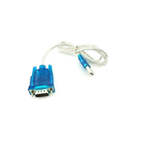 Adaptor USB 2.0 ke RS232 9 Pin Pria ke Pria Berkinerja Tinggi, Kabel Printer Berkualitas Tinggi