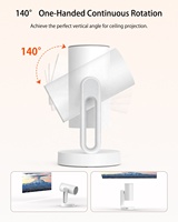 [Projecteur Système Google-TV Prix Usine] Projecteur Portable Mini 1080P FHD LCD LED WiFi 5G pour Home Cinéma, Vente Chaude OEM ODM