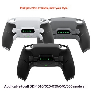 <span class=keywords><strong>Quatre</strong></span> boutons arrière antidérapants en TPU/ABS pour manette PS5 – Coque de protection arrière en caoutchouc avec clip – Accessoire de modification pour boutons latéraux - Product Image 2