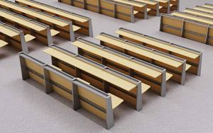 हॉट सेलिंग आधुनिक डिजाइन रिबाउंड विश्वविद्यालय अध्ययन डेस्क और स्कूलों और विश्वविद्यालयों द्वारा उपयोग के लिए कुर्सियां - Product Image 5