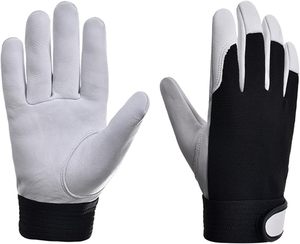 Guantes <span class=keywords><strong>de</strong></span> Seguridad Negros y Amarillos para Protección <span class=keywords><strong>de</strong></span> Manos, Guantes <span class=keywords><strong>de</strong></span> Jardinería, Guantes <span class=keywords><strong>de</strong></span> <span class=keywords><strong>Trabajo</strong></span> Utilitarios para Mecánicos, Construcción, Conducción - Product Image 2