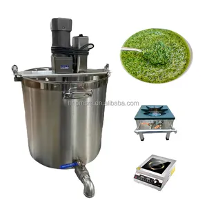 Excellent Kitchen Food Base Stir-fry Machine High Performance Stainless Steel Blender Tomato Sauce Jam Cook Boiler