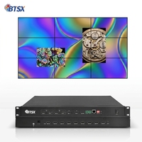 4 in 9 Out 3x3 Video Splicer FPGA Hardware Zero Latency Support Window 90/180/270 Rot IR RS232 LAN Control for Monitoring Room