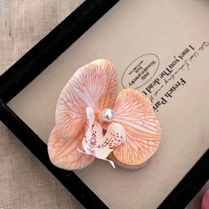 Forest Series Butterfly Orchid Hair Clips Elegant <b>Flower</b> Side Clips <b>Sweet</b> Vacation Hair Accessories Fashion Photo Props - Product Image 6