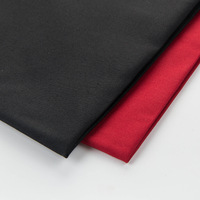 Tissu de pochette à doublures en polyester brossé, 100% poly uni, tissé, personnalisé, usine directe