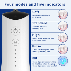 Irrigateur dentaire portable personnalisé pour le blanchiment des <span class=keywords><strong>dents</strong></span>, étanche IPX7, fil dentaire de voyage sans fil, électrique pour usage domestique et extérieur - Product Image 6
