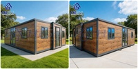 Casa Contenedor Expandible de 40 Pies/20 Pies, Lista para Canadá, CSA C22 2, 2 Dormitorios, Lujosa, Moderna, Apilable, Personalizable, Tipo Bungalow