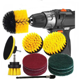Ensemble de 12 brosses pour perceuse électrique de qualité industrielle et DIY, personnalisables OEM et ODM, pour le nettoyage automobile - Product Image 1
