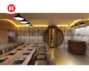 อุปกรณ์ตกแต่งร้านค้า จัดแสดงไวน์ แฟชั่นสไตล์ ขายส่ง ใหม่ โชว์รูมไวน์แดง ออกแบบตกแต่งภายใน - Product Image 3