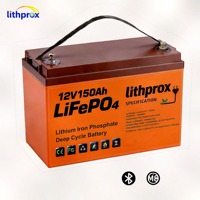 Batterie électrique pour tricycle 12V150AH 1.8KWh LiFePO4 à cellules prismatiques, charge équilibrée, haute efficacité pour fauteuil roulant électrique