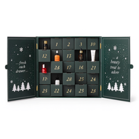 Calendrier de l'Avent personnalisé de luxe en carton recyclé, emballage cadeau vide pour cosmétiques, chaussettes, bougies, compte à rebours de Noël