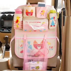לתלות אחסון תיק תינוק ילדים צעצועי נסיעות מגן כיסוי רכב פנים אביזרי Creative Cartoon רכב מושב אחורי ארגונית