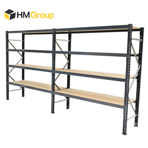 מדף מתכוונן חצץ מחסן פלדה ארוך מדפים מתלה מתכת מדפים מתלה מתכת מדפים מתלה - Product Image 1