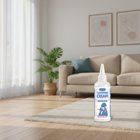 Crème Nettoyante Dégraissante pour Poils d'Animaux Sans Rinçage – Nettoyant Doux pour Fourrure de Chats et Chiens – Solution de Soin des Poils – Matériaux de Haute Qualité